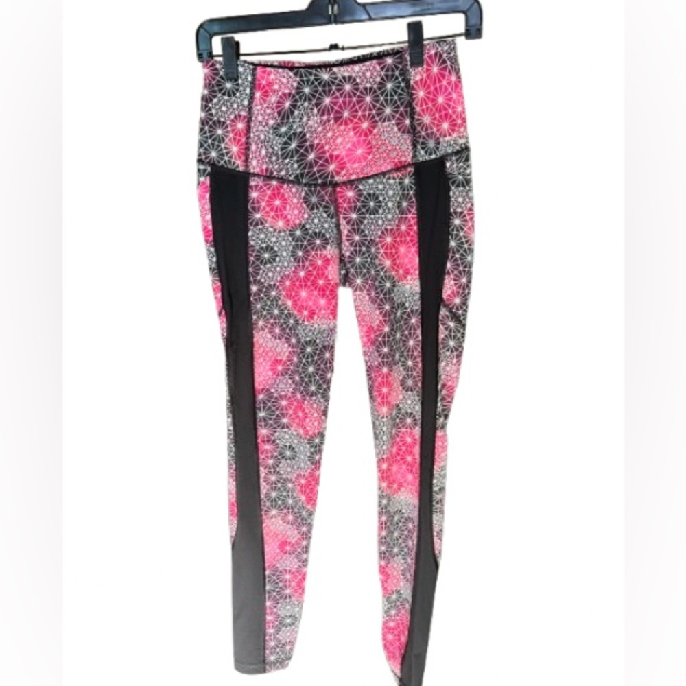 Victoria’s Secret Active Black & Pink Leggings Size S Workout Athleisure
